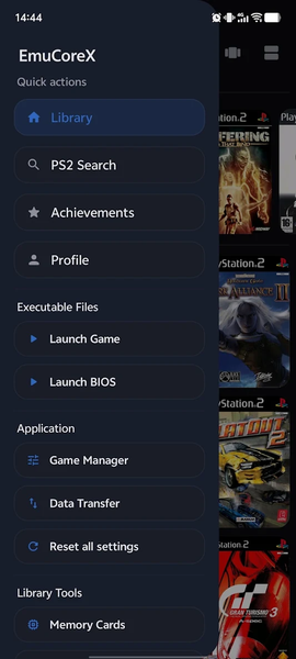 EmuCoreX - PS۲ Emulator - عکس برنامه موبایلی اندروید