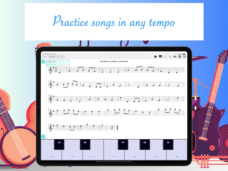 Easy Note: learn music - عکس برنامه موبایلی اندروید