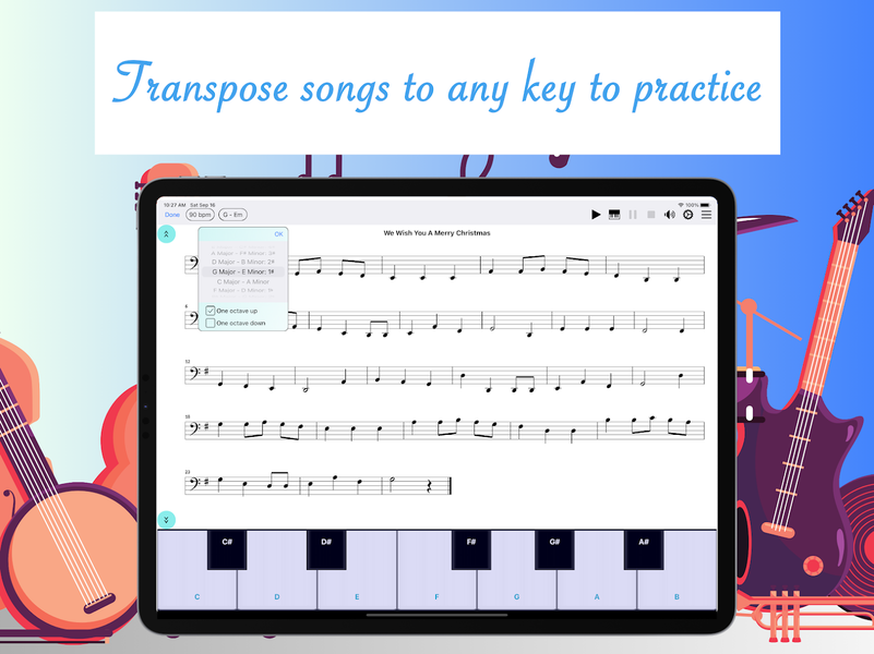 Easy Note: learn music - عکس برنامه موبایلی اندروید