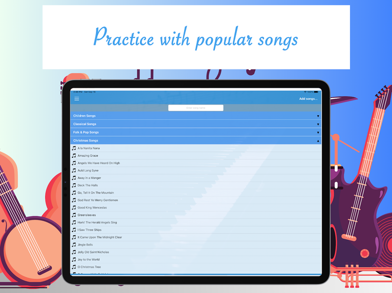 Easy Note: learn music - عکس برنامه موبایلی اندروید
