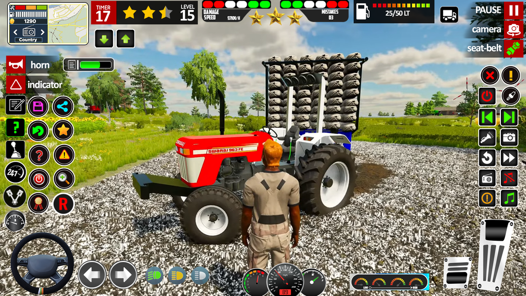 Farming Games- Tractor Driving - عکس بازی موبایلی اندروید