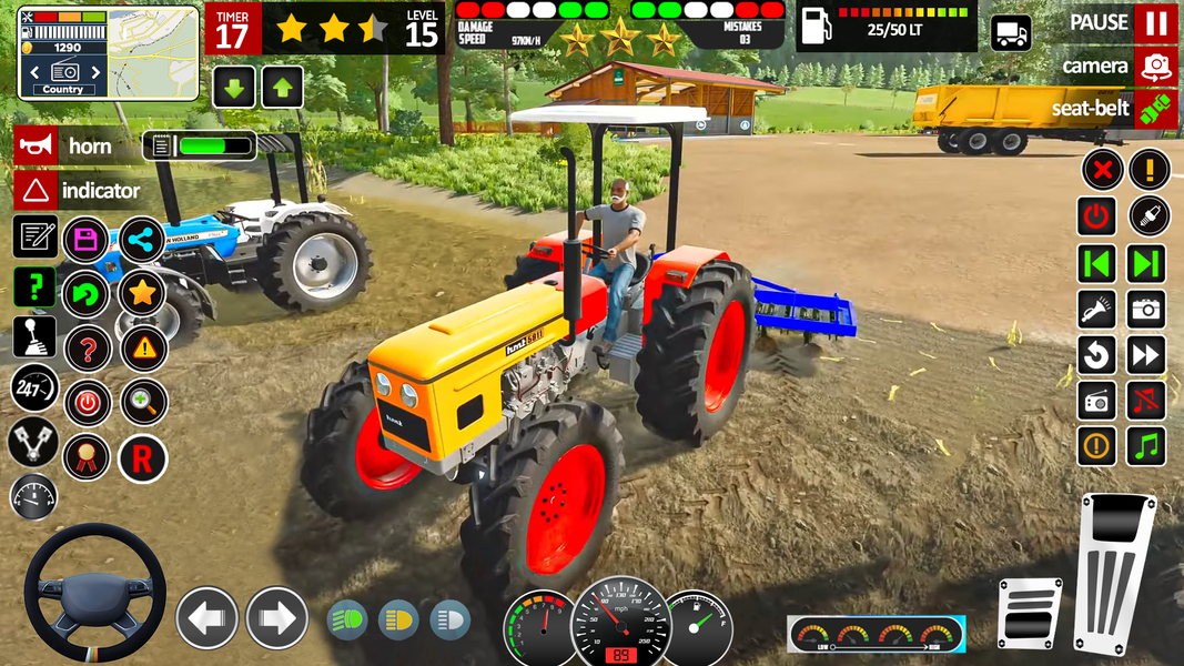 Farming Games- Tractor Driving - عکس بازی موبایلی اندروید