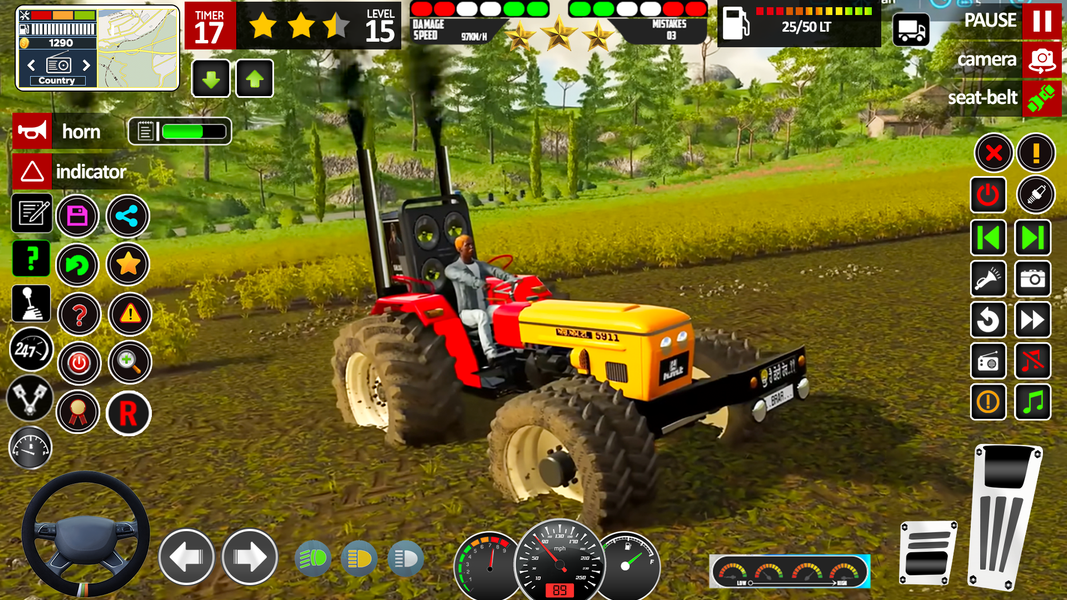 Farming Games- Tractor Driving - عکس بازی موبایلی اندروید
