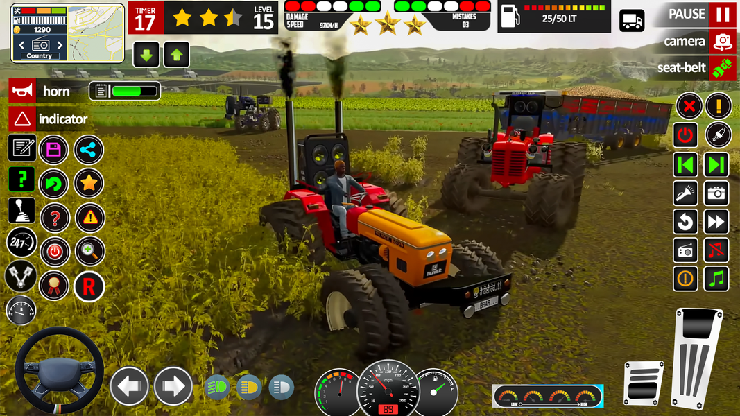 Farming Games- Tractor Driving - عکس بازی موبایلی اندروید