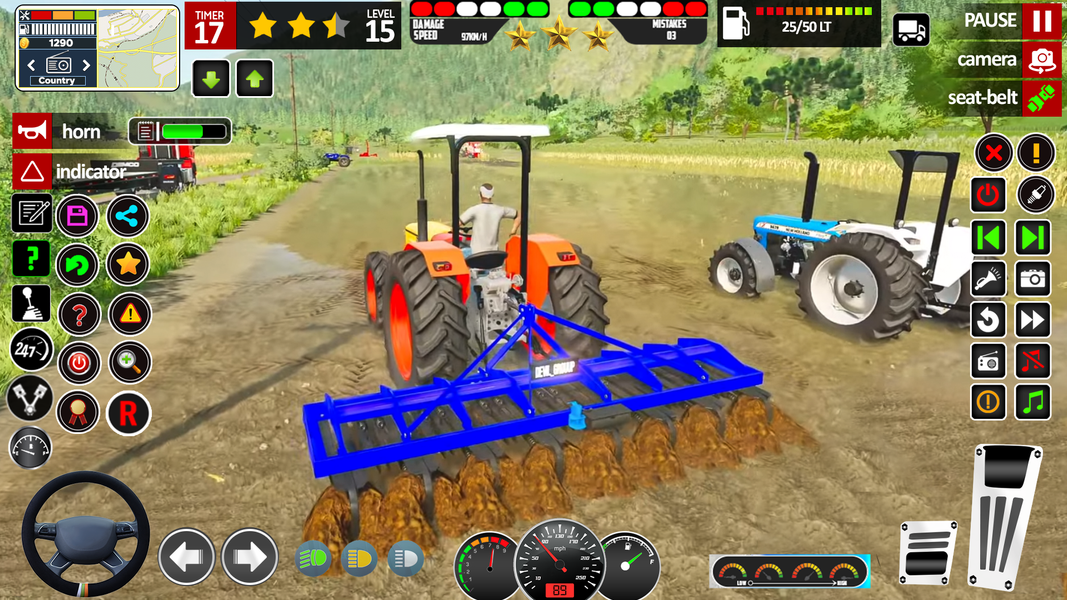Farming Games- Tractor Driving - عکس بازی موبایلی اندروید