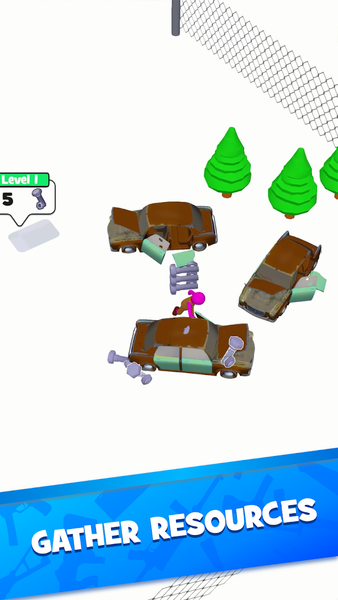 Hyper Survive 3D - Gameplay image of android game