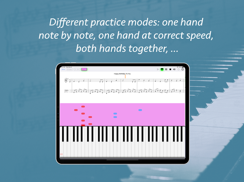 Piano eTutor: learn piano - عکس برنامه موبایلی اندروید
