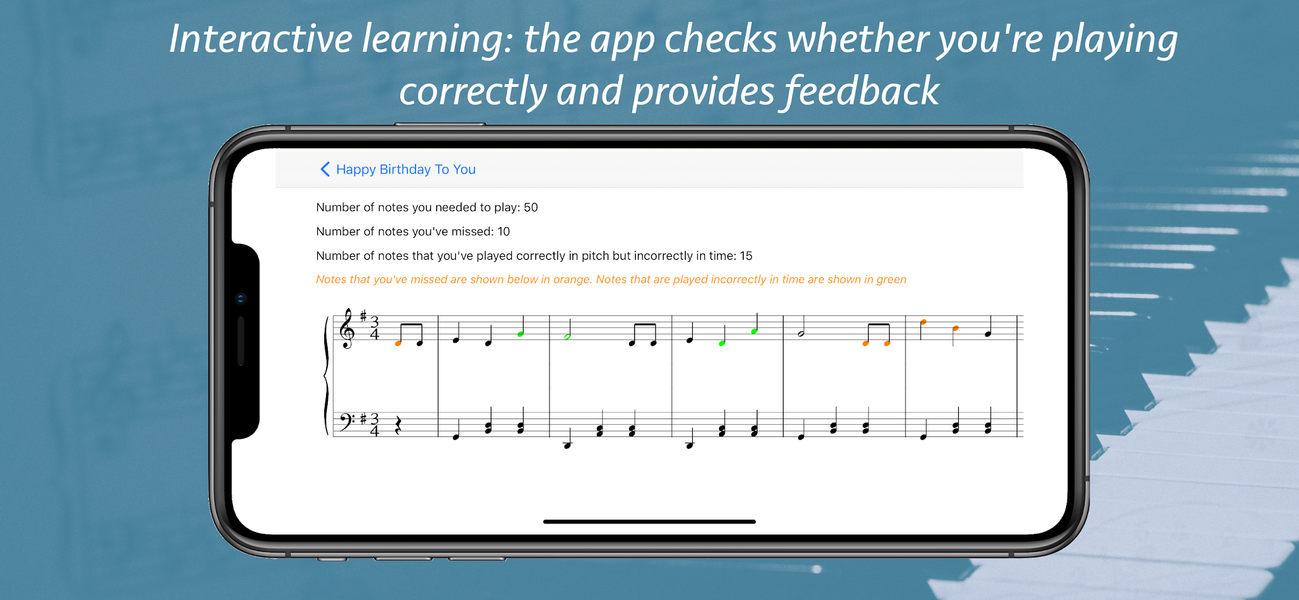 Piano eTutor: learn piano - عکس برنامه موبایلی اندروید