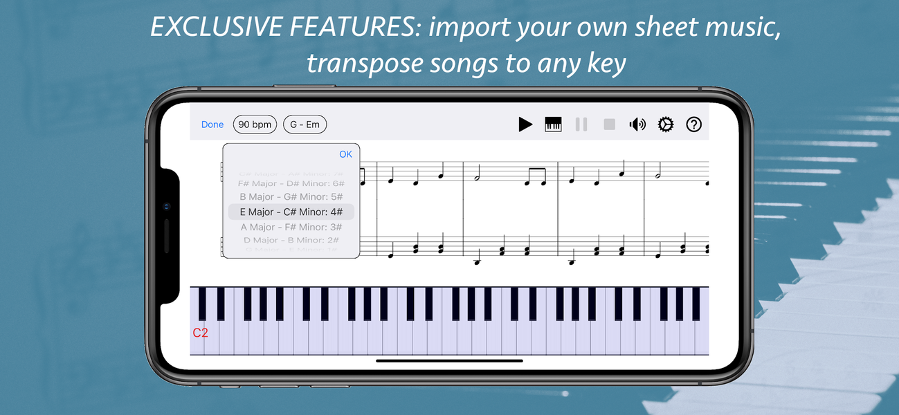 Piano eTutor: learn piano - عکس برنامه موبایلی اندروید