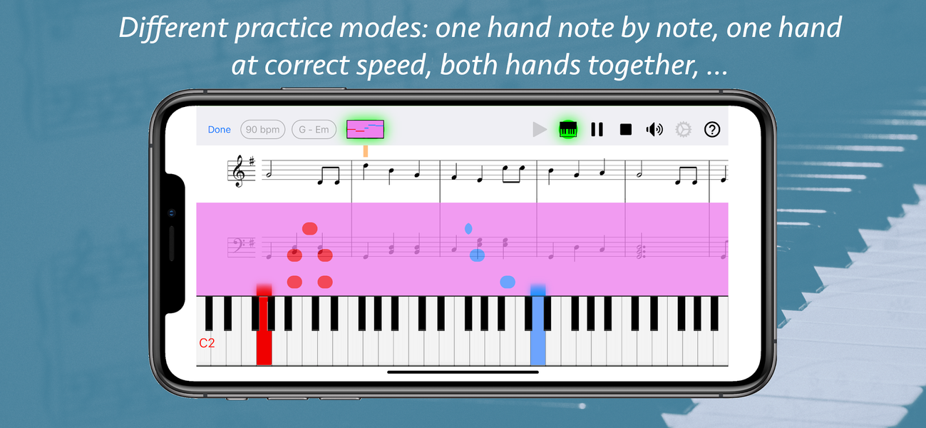 Piano eTutor: learn piano - عکس برنامه موبایلی اندروید