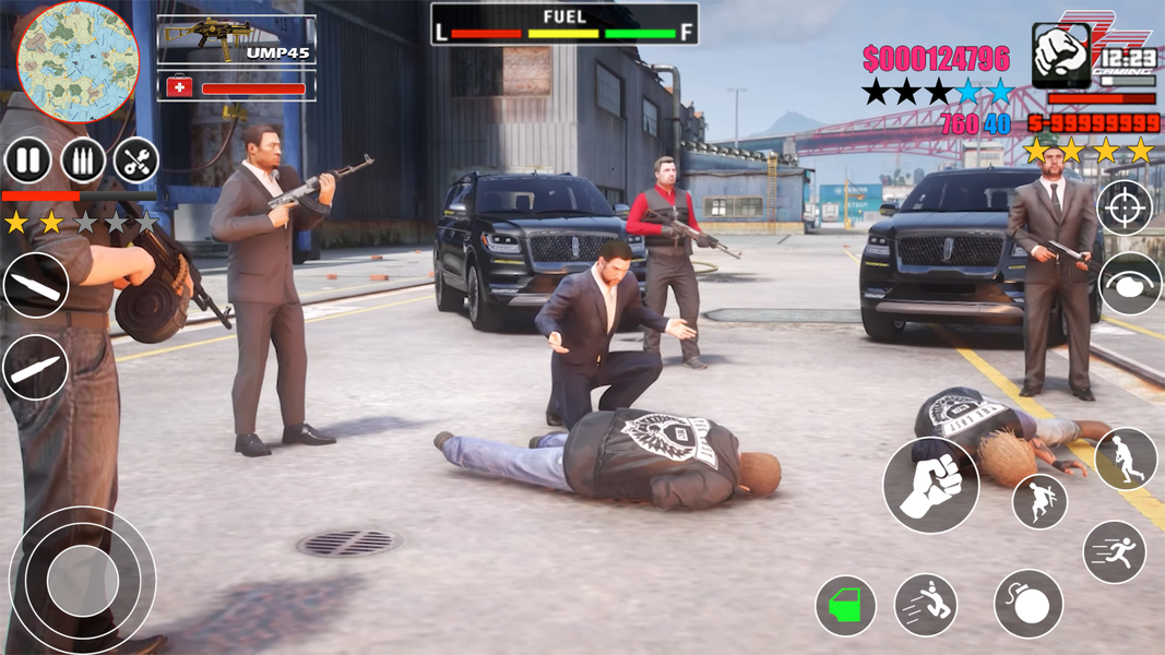 Real Vegas Crime Gangster Game - Gameplay image of android game