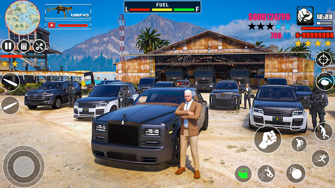 Real Vegas Crime Gangster Game - Gameplay image of android game