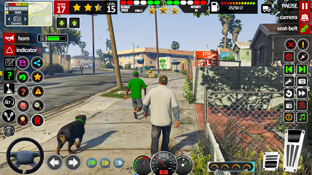 Real Vegas Crime Gangster Game - Gameplay image of android game