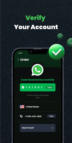 Virtual Number Esim - Second - Image screenshot of android app