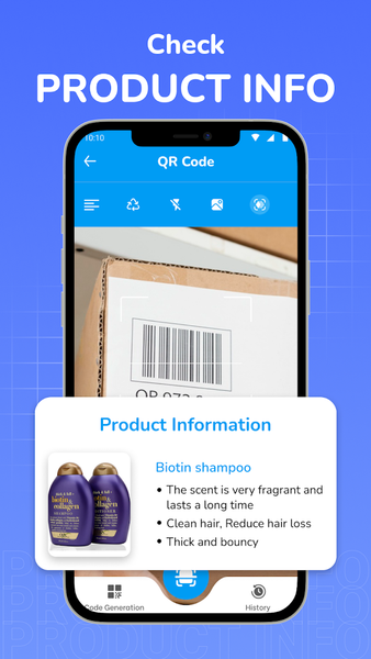 QR Code Reader: QR Generator - عکس برنامه موبایلی اندروید