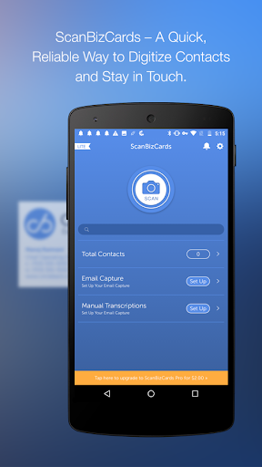 ScanBizCards Lite - Business C - Image screenshot of android app