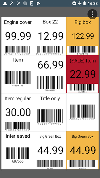 Barcode Generator - labels PDF - عکس برنامه موبایلی اندروید
