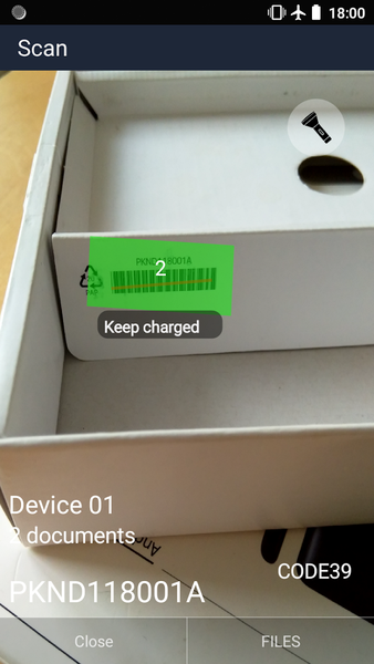 BDO - barcode to file - عکس برنامه موبایلی اندروید