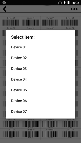 BDO - barcode to file - عکس برنامه موبایلی اندروید