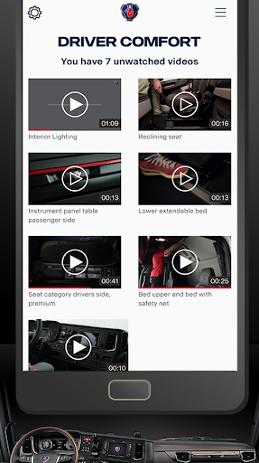 Scania Start - A video guide - Image screenshot of android app