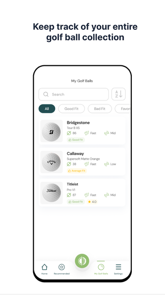 ScanMyGolfBall - عکس برنامه موبایلی اندروید