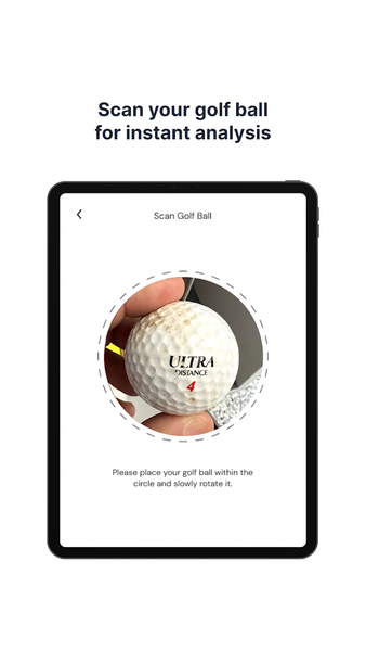ScanMyGolfBall - عکس برنامه موبایلی اندروید