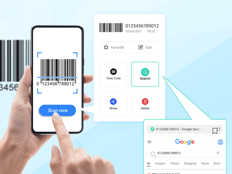 QR Code Reader: QR Scanner - عکس برنامه موبایلی اندروید
