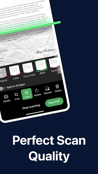 Quick PDF Scan - عکس برنامه موبایلی اندروید