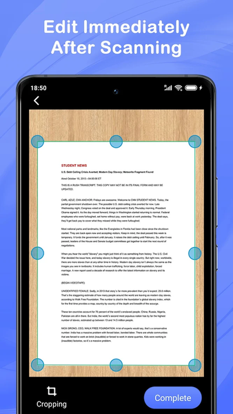 Mobile PDF:Scanner & Converter - Image screenshot of android app