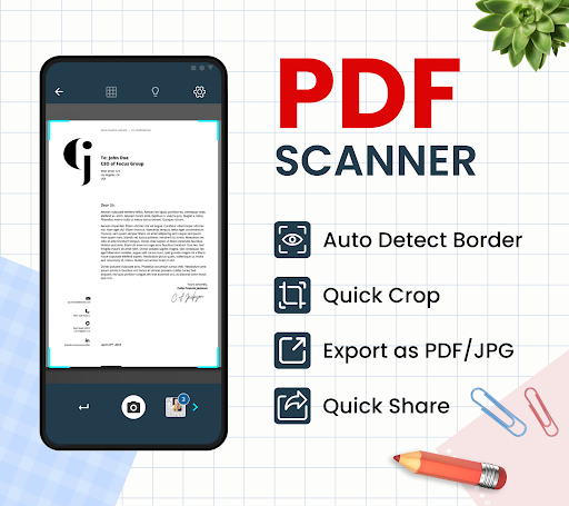 Scanner App - PDF Scanner - عکس برنامه موبایلی اندروید