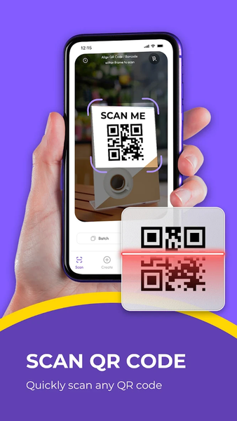 Scanner App: QR Barcode Reader - عکس برنامه موبایلی اندروید