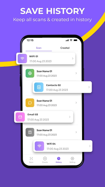 Scanner App: QR Barcode Reader - عکس برنامه موبایلی اندروید