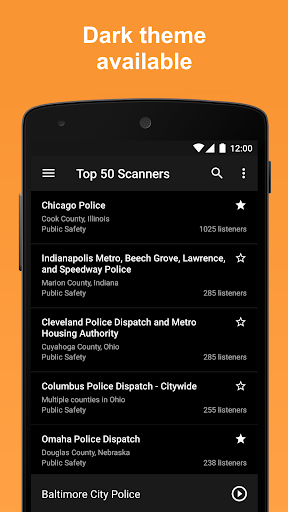 Scanner Radio - Police Scanner - Image screenshot of android app