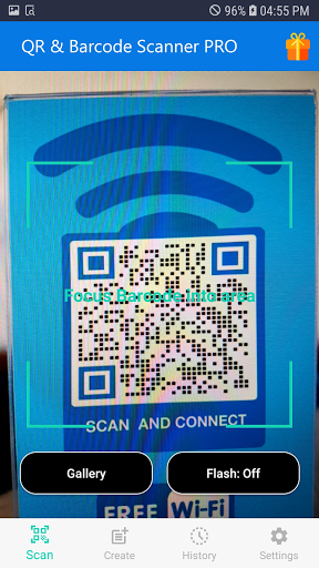 Free QR & Barcode Scanner PRO - عکس برنامه موبایلی اندروید