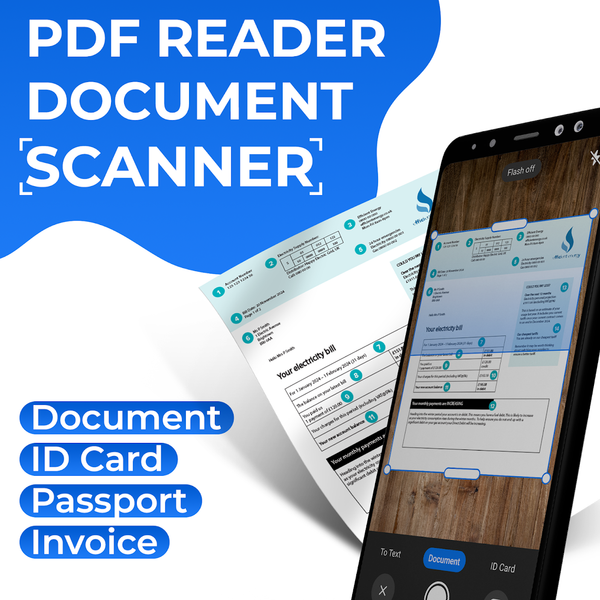 PDF Reader Document Scanner - عکس برنامه موبایلی اندروید