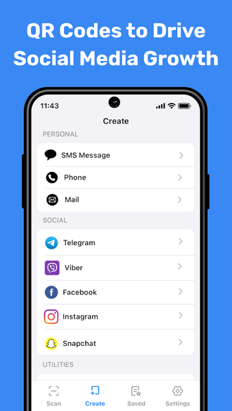 Scan QR code. - Image screenshot of android app