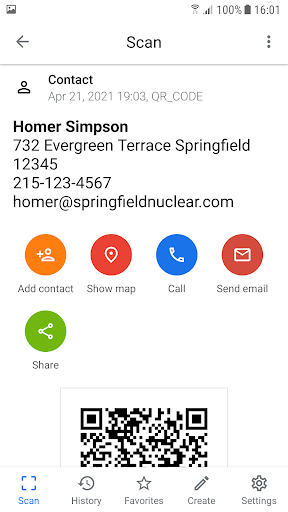QR & Barcode Reader - Image screenshot of android app