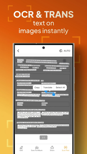 Docify AI - PDF Scanner, OCR - عکس برنامه موبایلی اندروید
