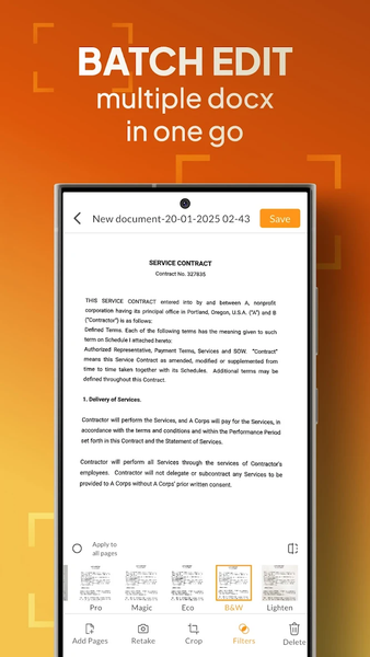 Docify AI - PDF Scanner, OCR - عکس برنامه موبایلی اندروید
