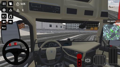 Truck Simulator Snow Roads - عکس بازی موبایلی اندروید
