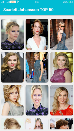 Scarlett Johansson Wallpaper TOP 50 - Image screenshot of android app