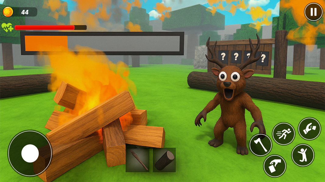 Survive 99 Nights in Forest - Gameplay image of android game
