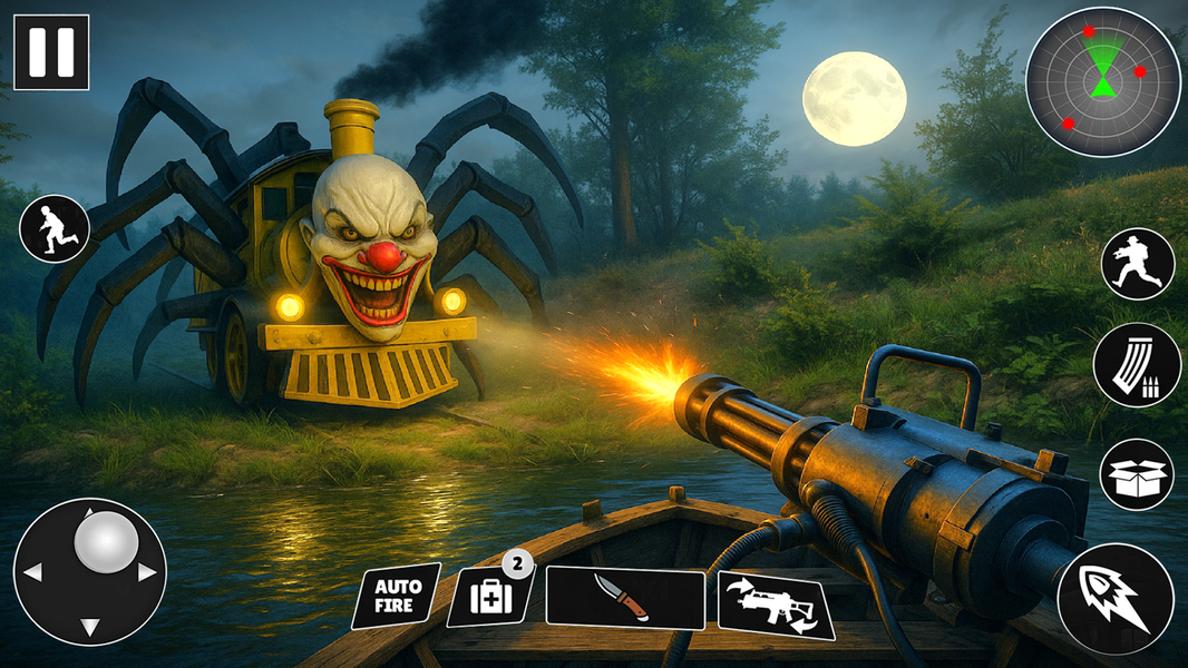 Horror Spider Train Escape - Gameplay image of android game