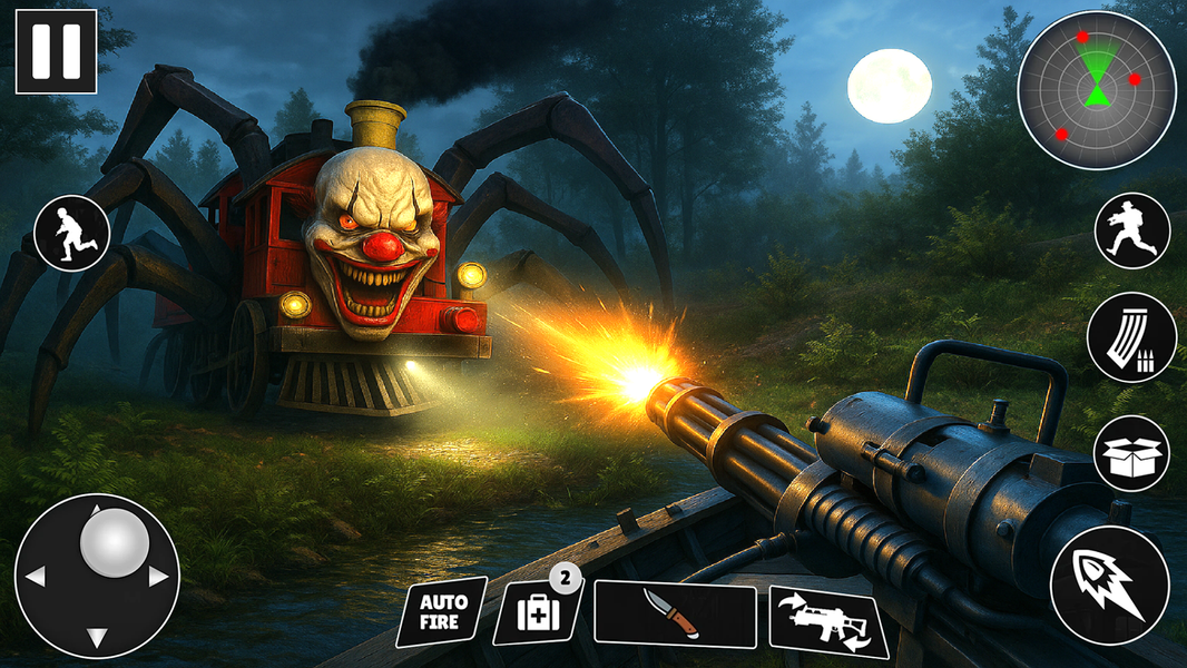 Horror Spider Train Escape - عکس بازی موبایلی اندروید