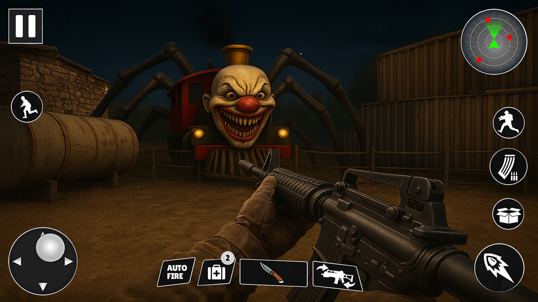 Horror Spider Train Escape - Gameplay image of android game
