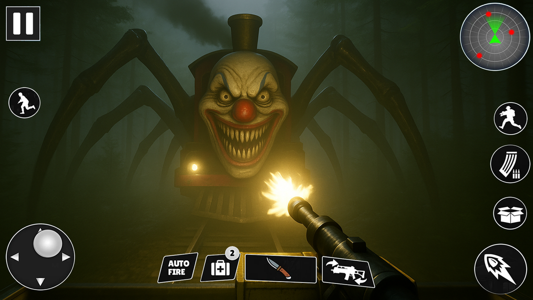 Horror Spider Train Escape - عکس بازی موبایلی اندروید