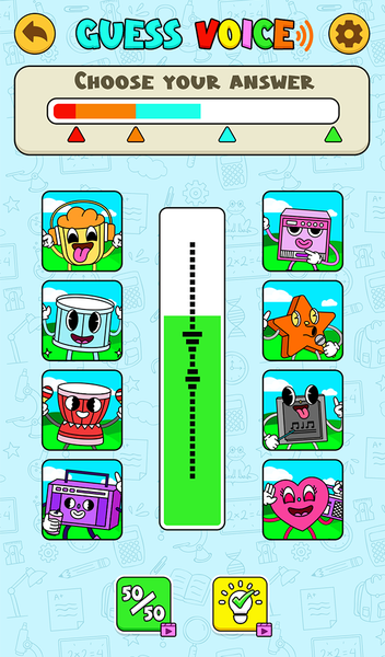 Music Beats: Cute or Scary - Gameplay image of android game