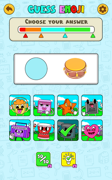 Music Beats: Cute or Scary - Gameplay image of android game