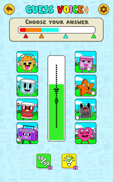 Music Beats: Cute or Scary - Gameplay image of android game