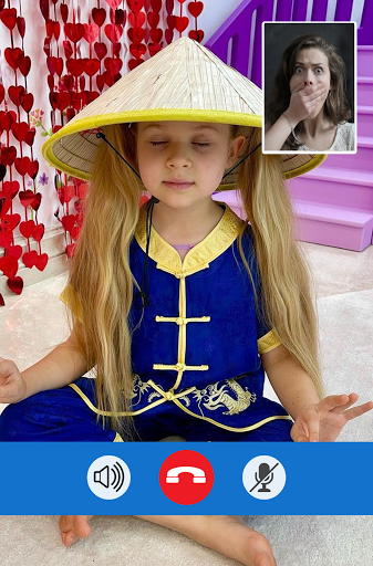 Kids Diana Fake Video Call 2021 - Image screenshot of android app